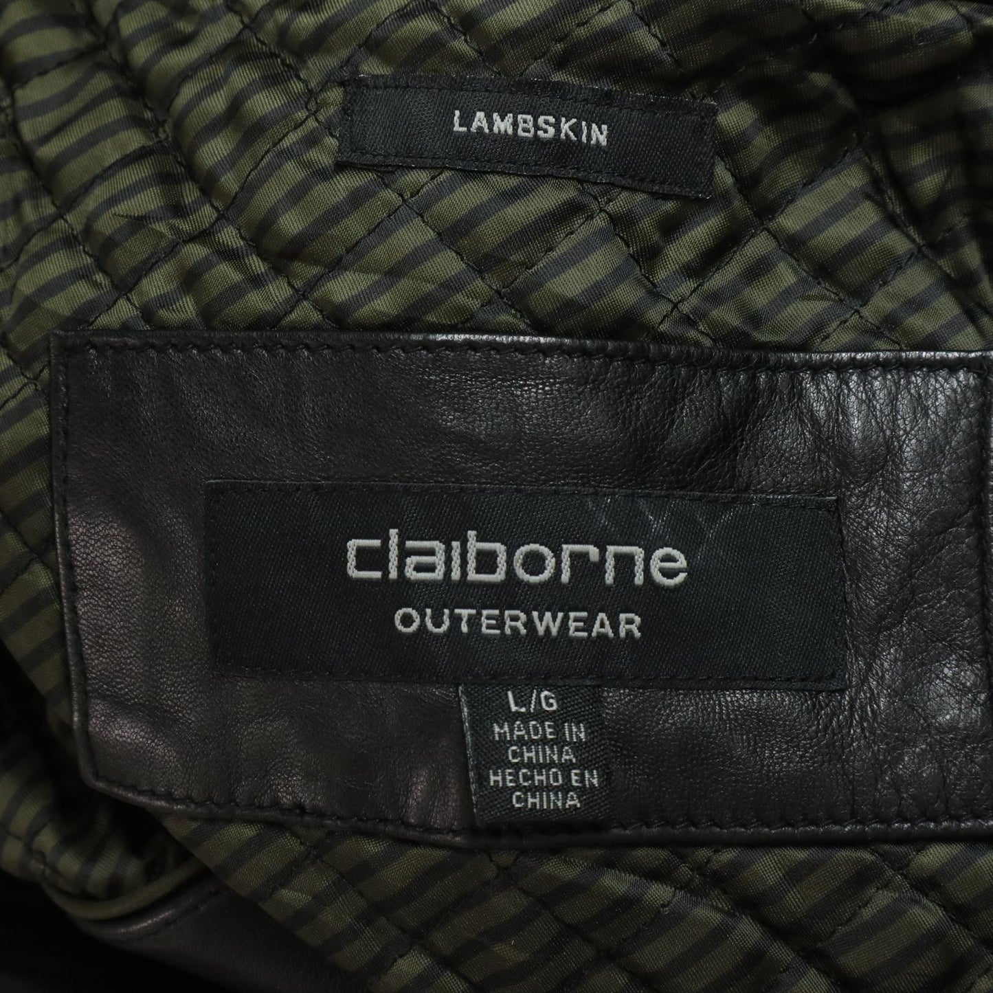 90s claiborne Leather Jacket