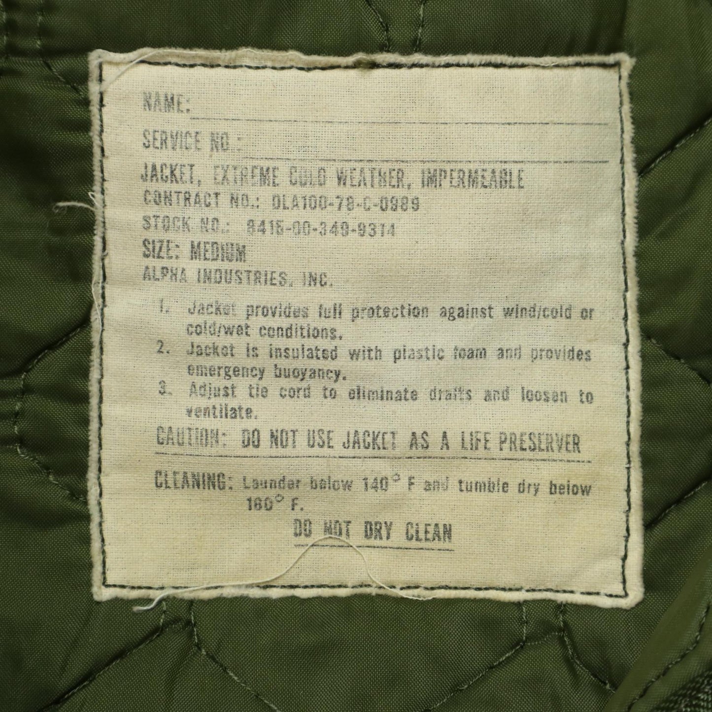 70s U.S. NAVY Military Jacket