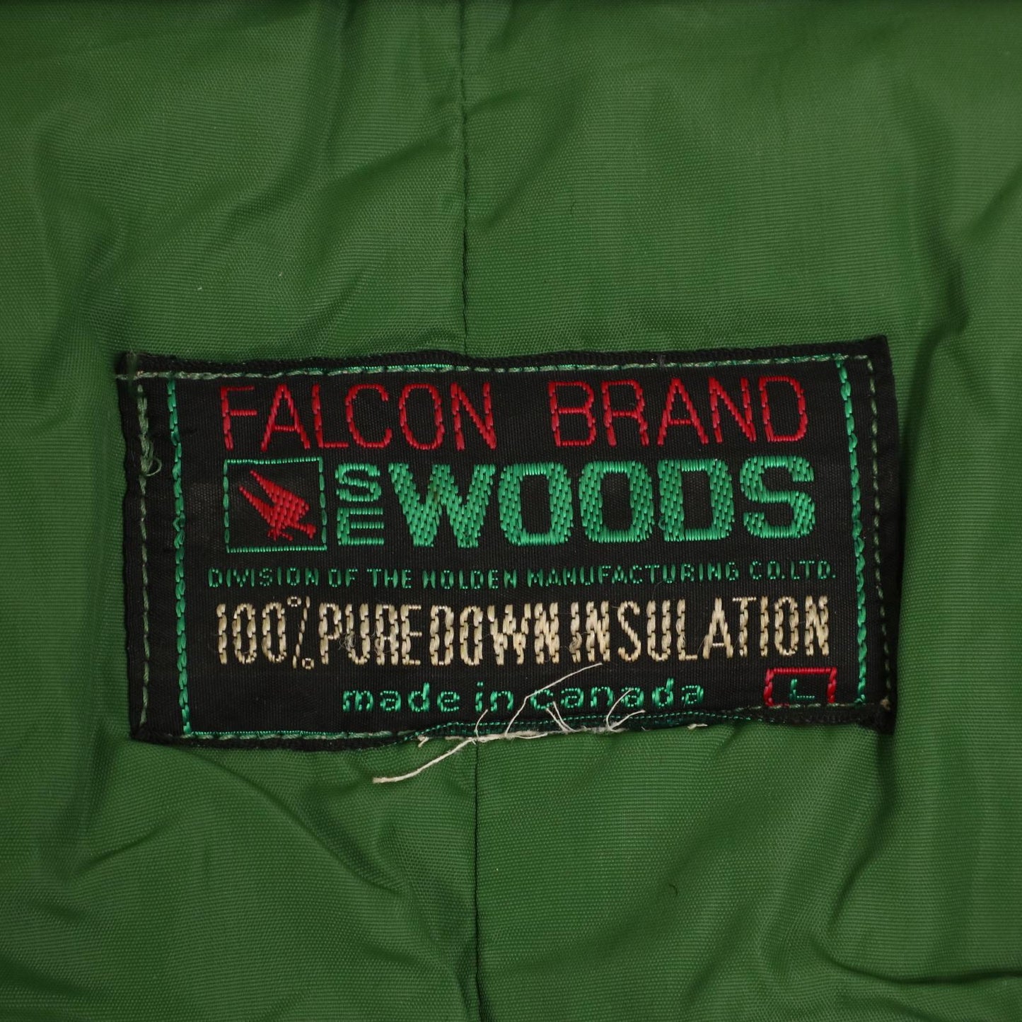 70s FALCON BRAND SE WOODS ウッズ Down Jacket