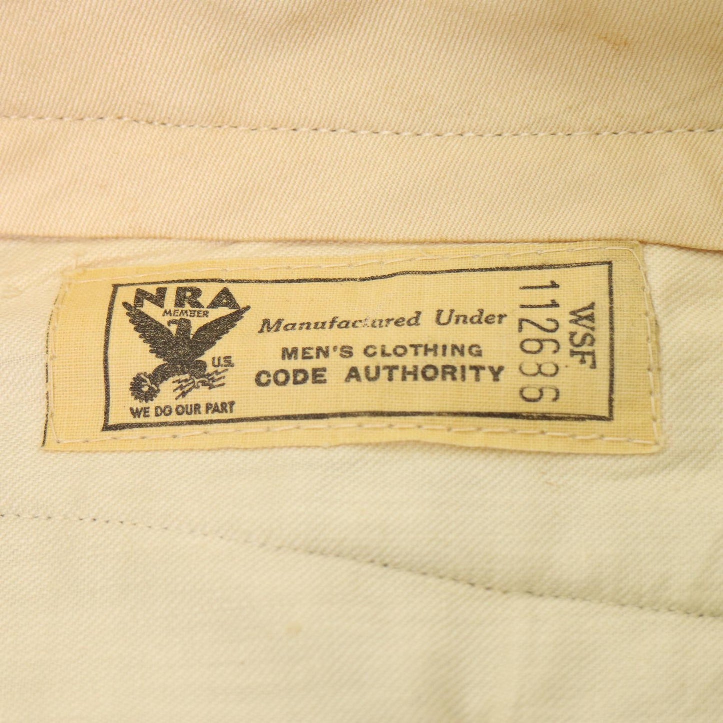 30s NRA MEMBER Slacks Slacks