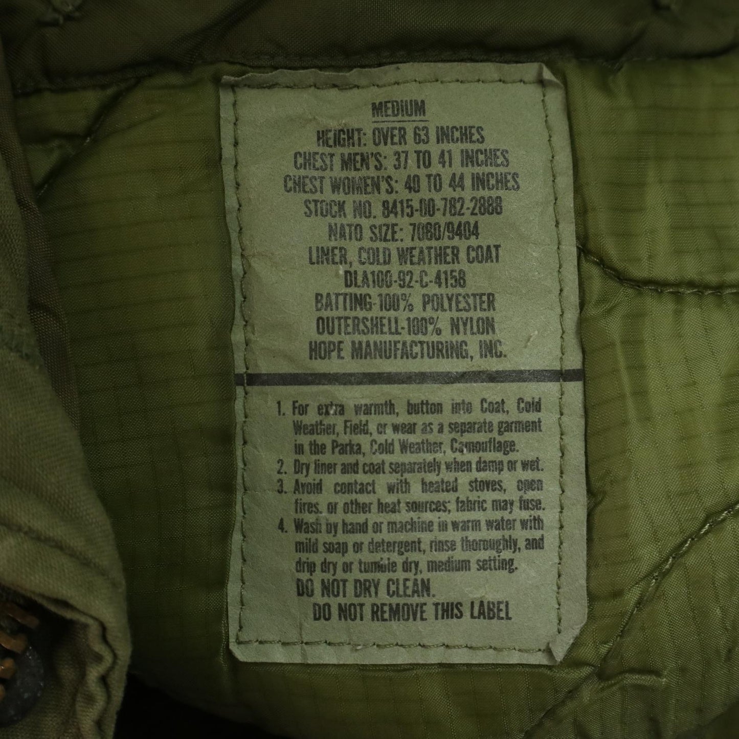 70s U.S. ARMY M-65 Field Jacket 3rd Military Jacket