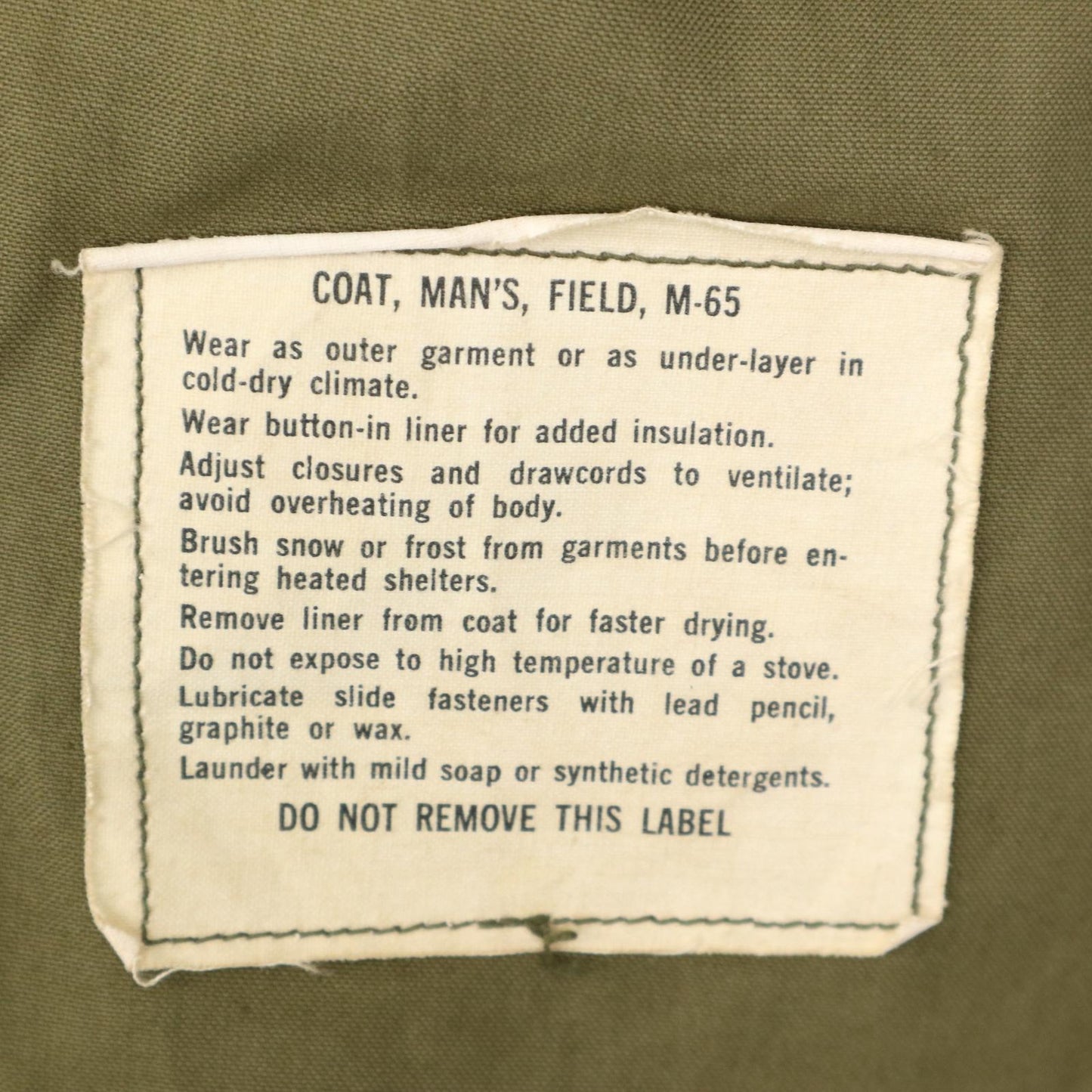 60s U.S. ARMY M-65 Field Jacket 2nd Military Jacket