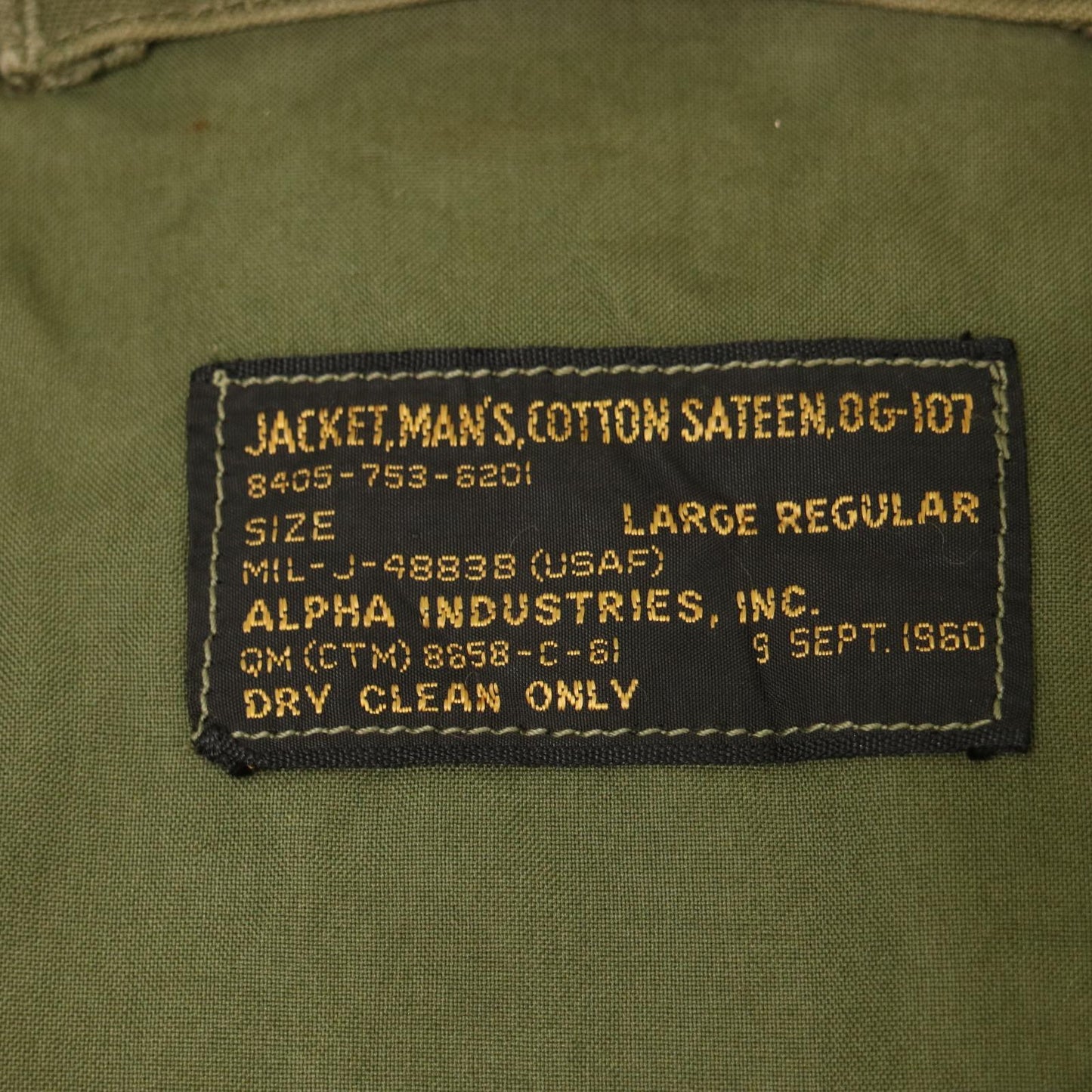 60s U.S.AIRFORCE Battle Jacket Military Jacket