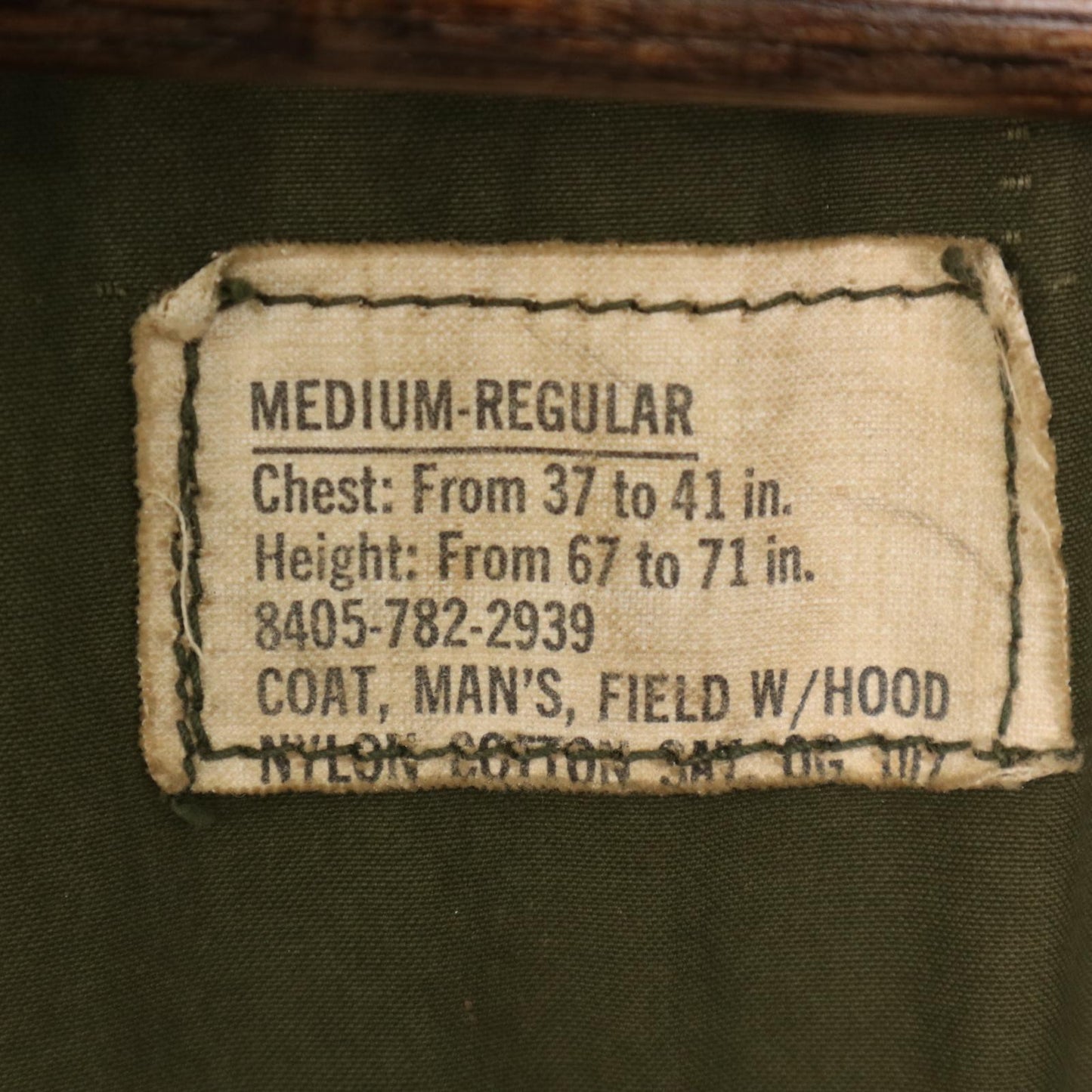 60s U.S. ARMY M-65 Field Jacket 2nd Military Jacket