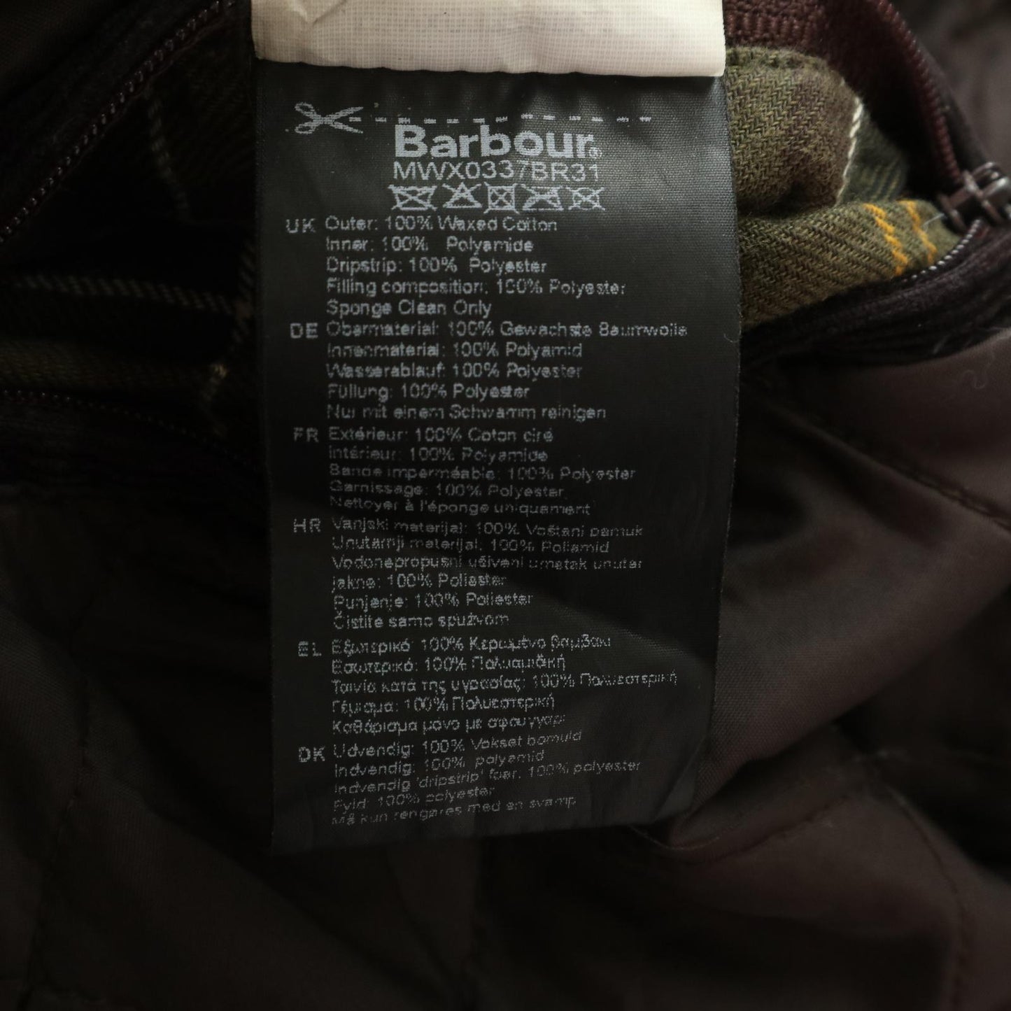 Barbour INTERNATIONAL Oiled Jacket