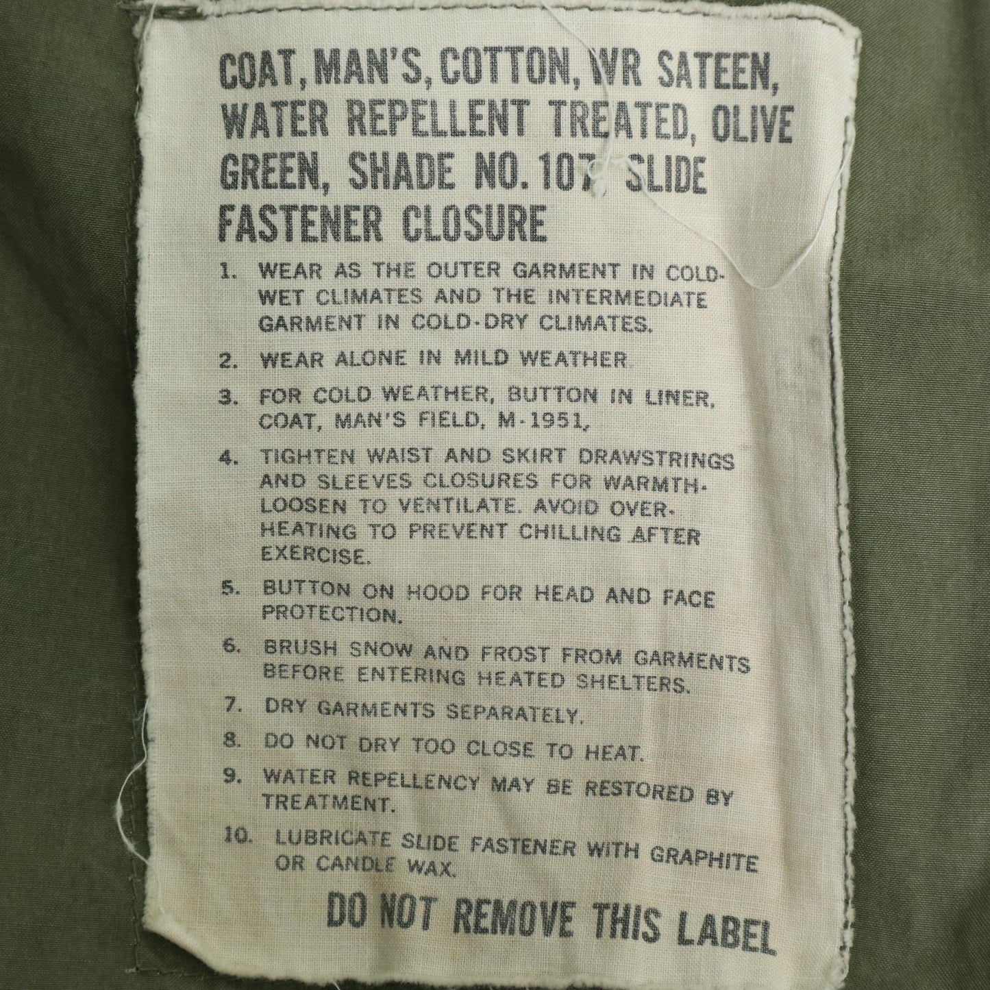 50s U.S. ARMY M-51 Field Jacket Military Jacket