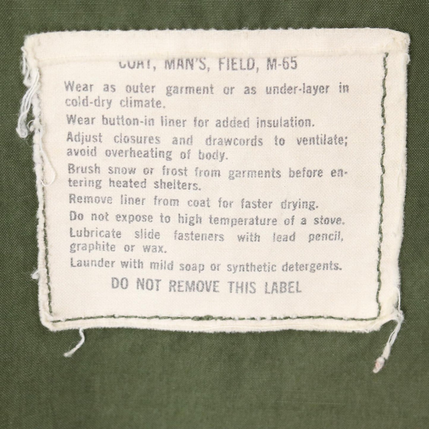 70s U.S. ARMY M-65 Field Jacket 2nd Military Jacket