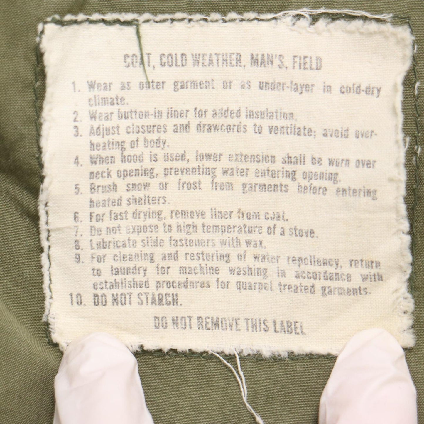 70s U.S. ARMY M-65 Field Jacket 2nd Military Jacket