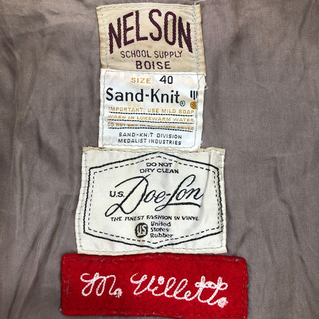 60s Sand-Knit Stadium Jacket