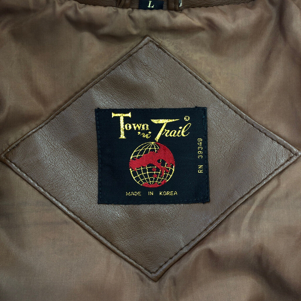 70s Town Trail Leather Jacket