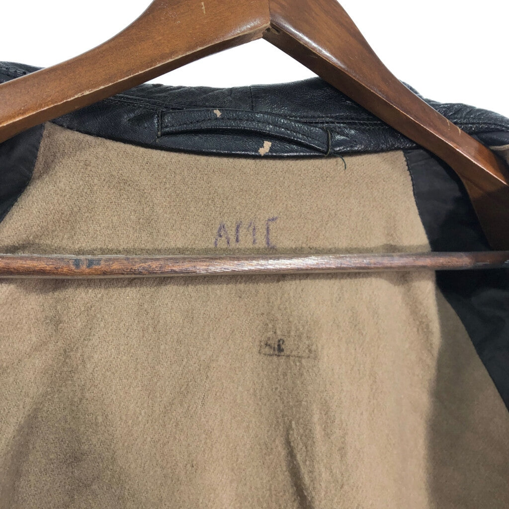 50s Euro Military Leather Jacket