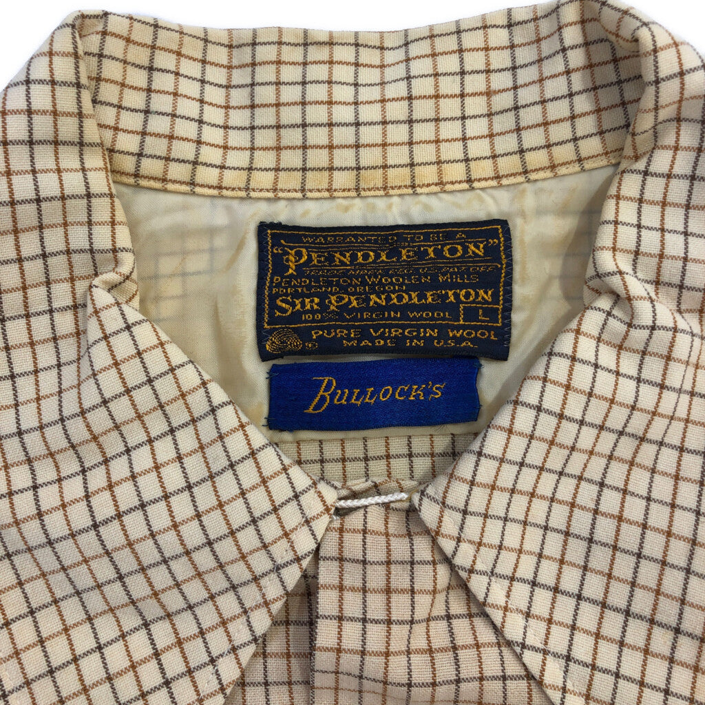 70s SIR PENDLETON Wool Shirt