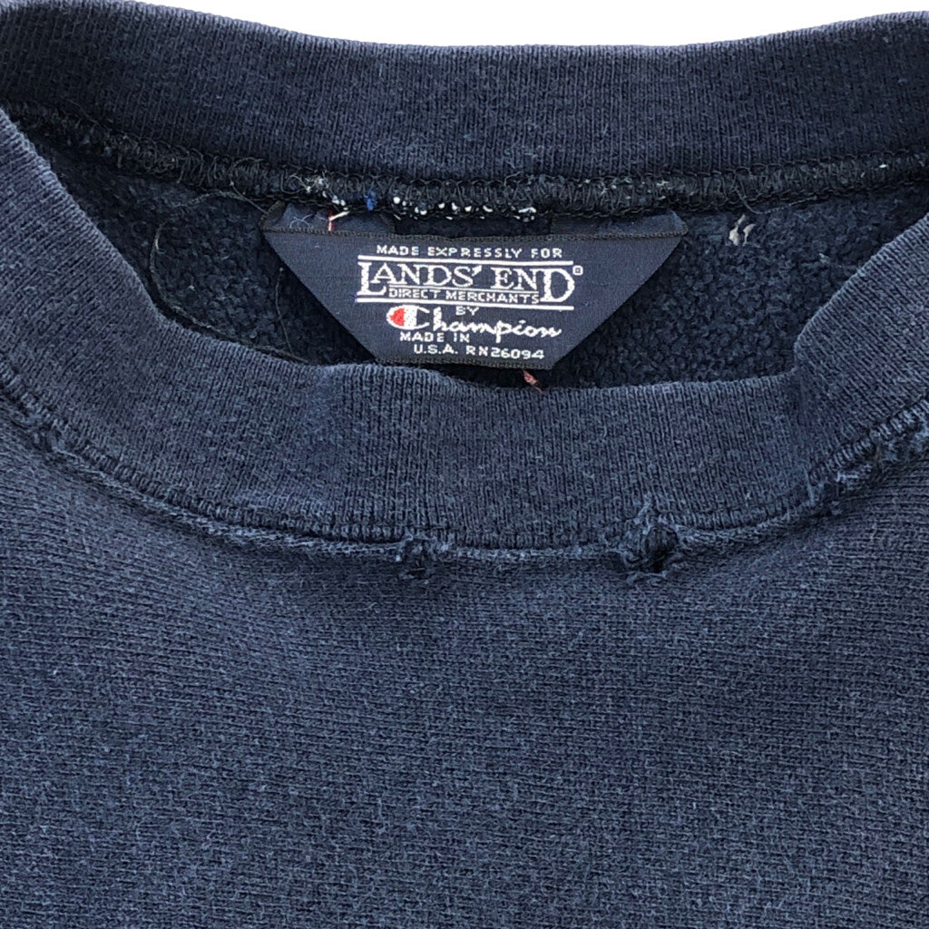 80s LANDS' END Champion チャンピオン REVERSE WEAVE Plain Sweat