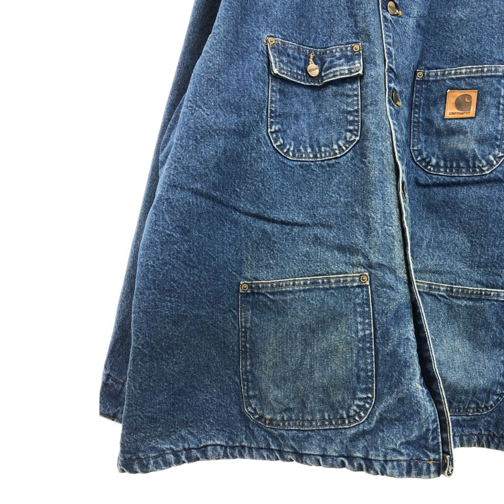 00s Carhartt Michigan Chore Coat Denim Jacket