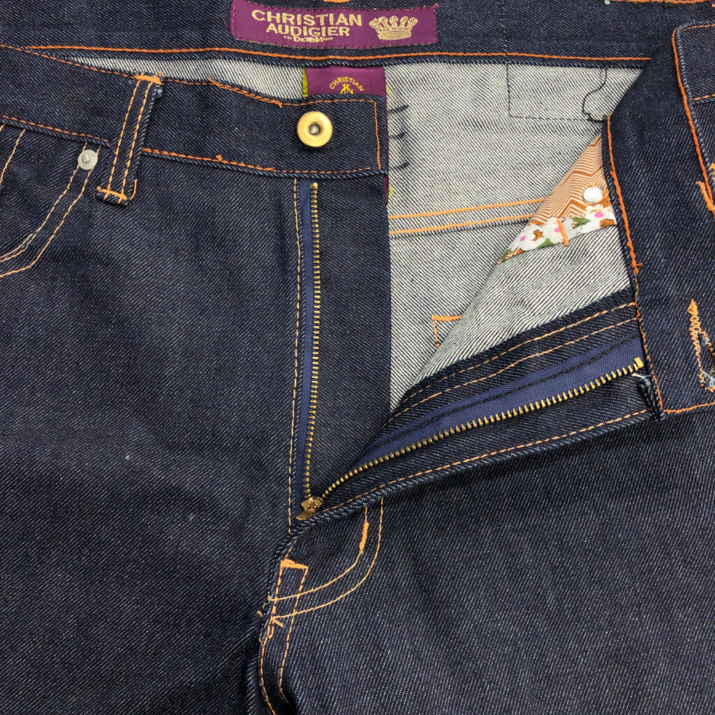 Christian Audigier Denim Shorts