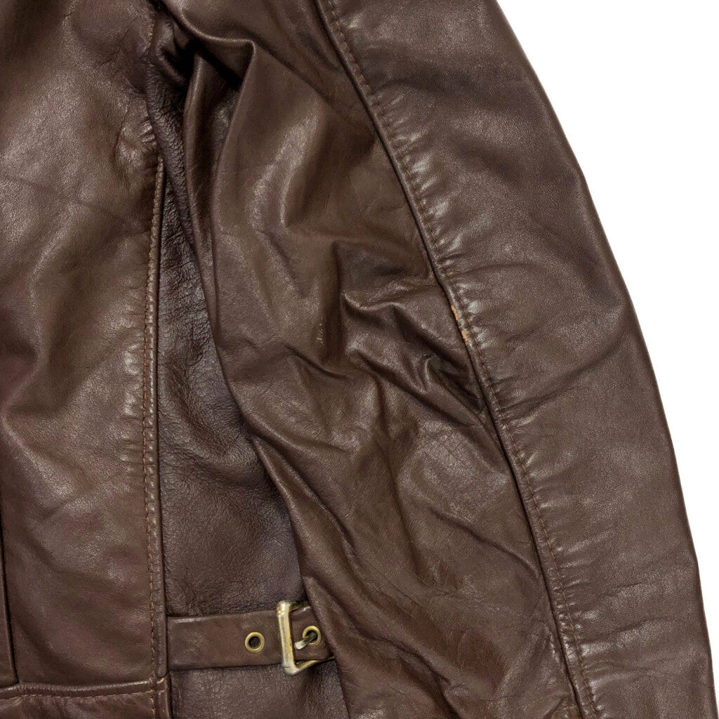 70s BROOKS Single Riders Leather Jacket