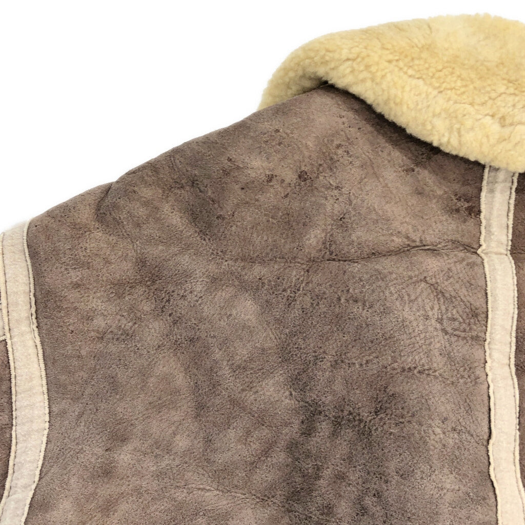 TYPE B-3 Mouton Leather Leather Jacket