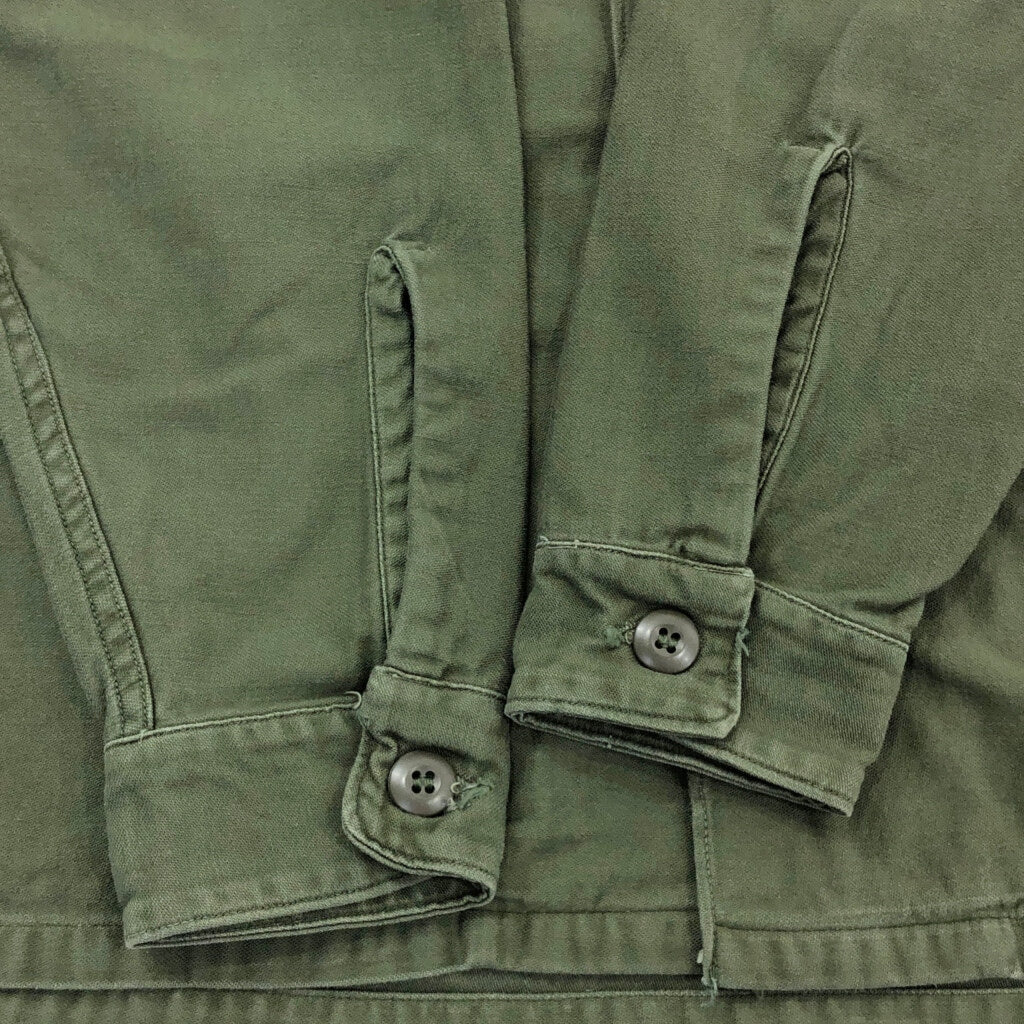 60s U.S. ARMY OG-107 Cotton Sateen Shirt Military Shirt