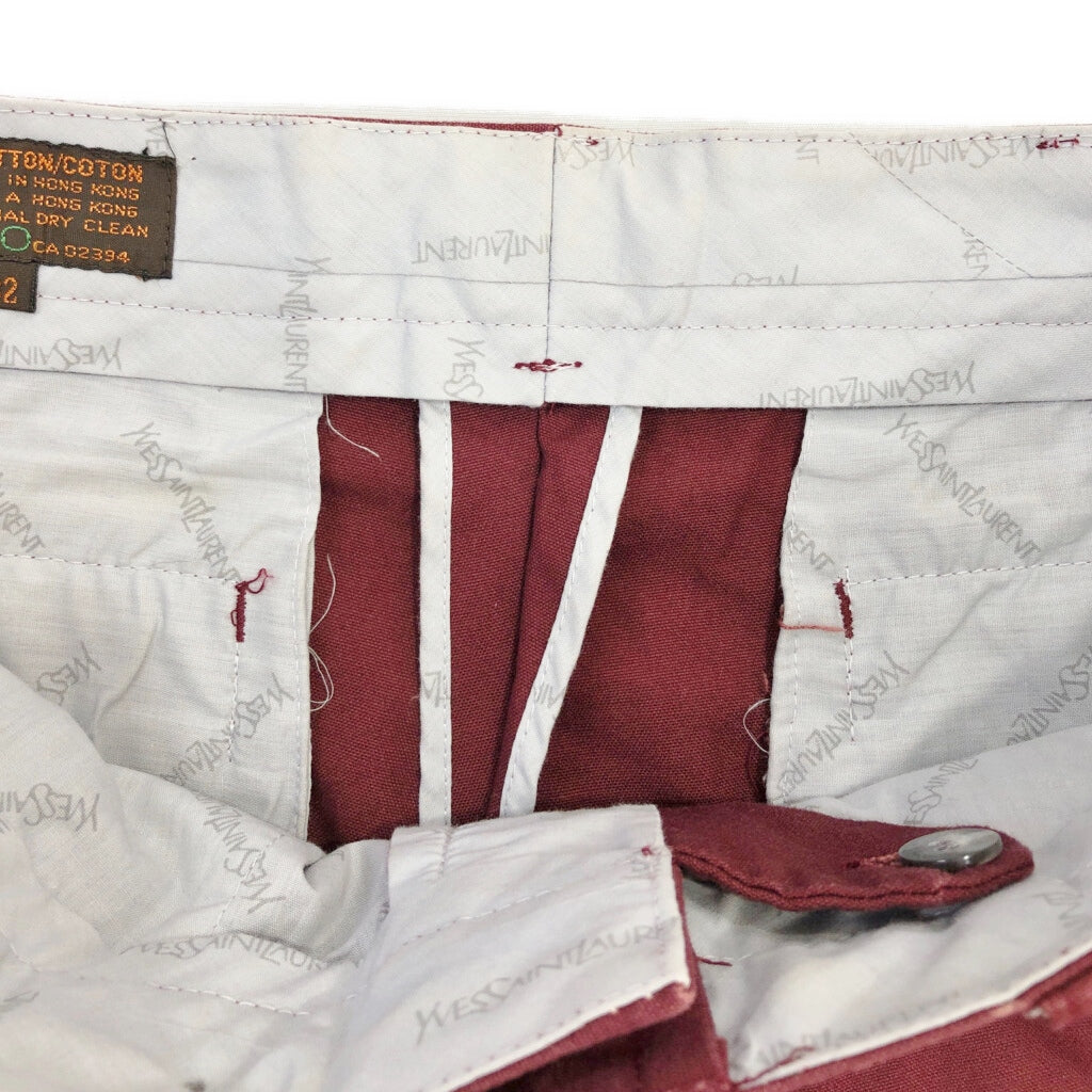 80s YVES SAINT LAURENT Wide Slacks