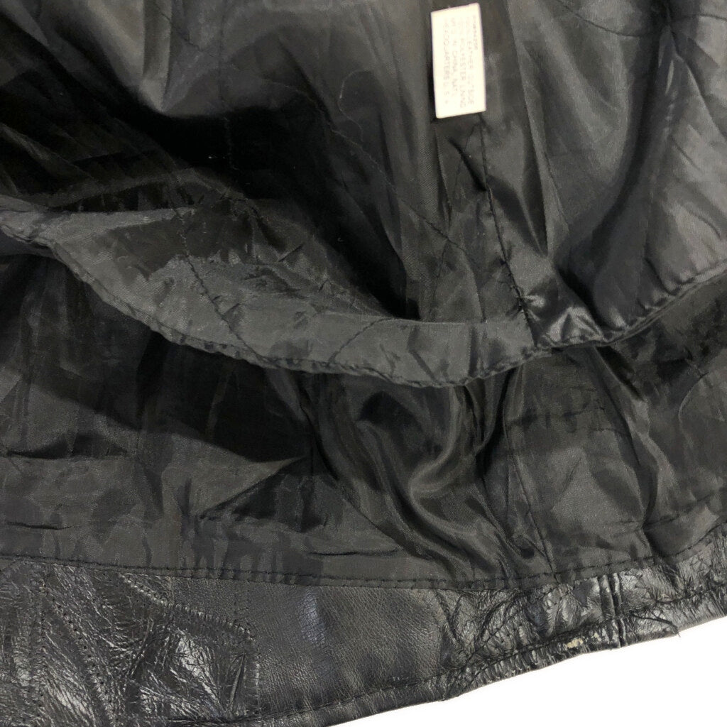 DIAMOND PLATE BUFFALO LEATHER Double Riders Leather Jacket