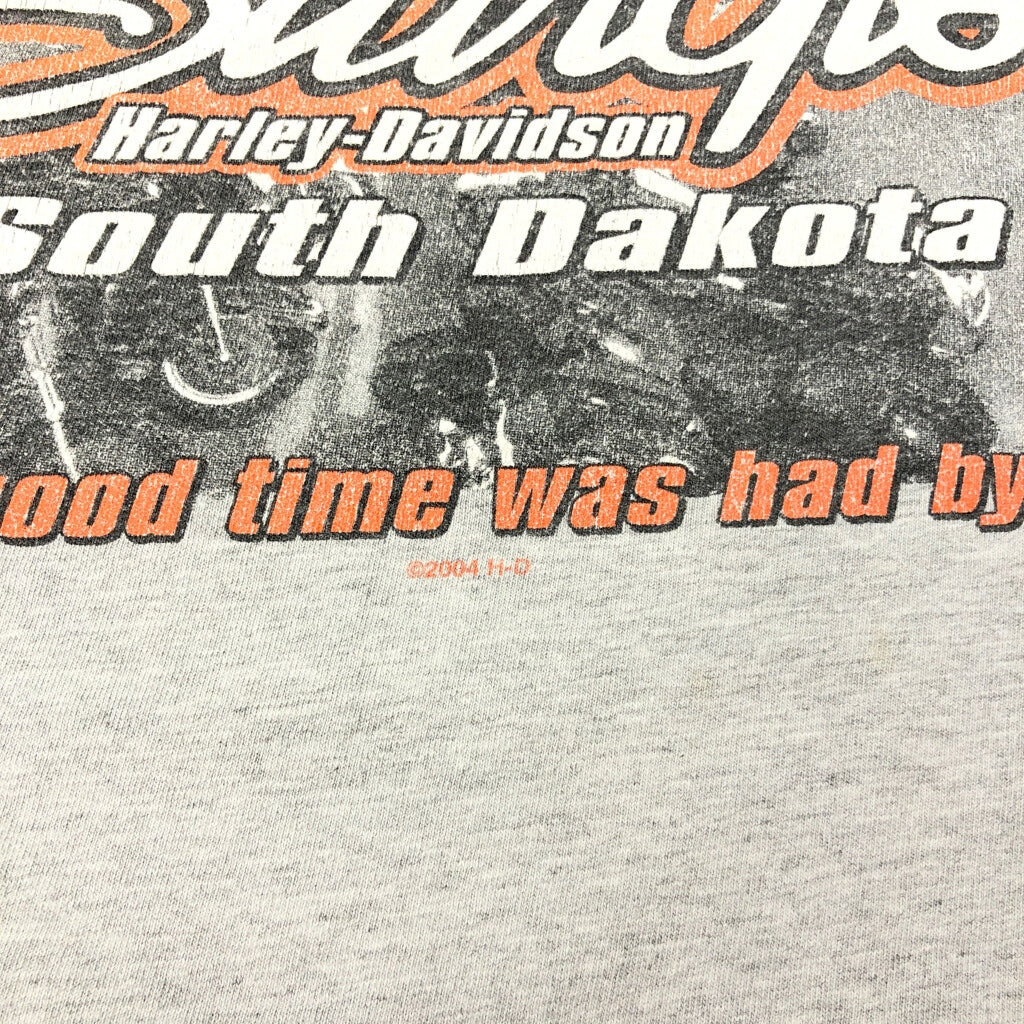 00s HARLEY DAVIDSON Motorcycle Long Sleeve T-Shirt