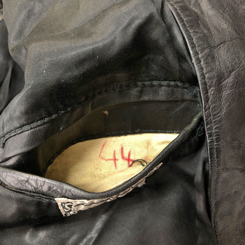 70s LEATHER FOREVER Double Riders Leather Jacket