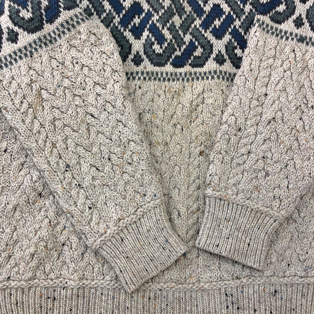 ARANCRAFTS Aran Knit Half Zip Sweater