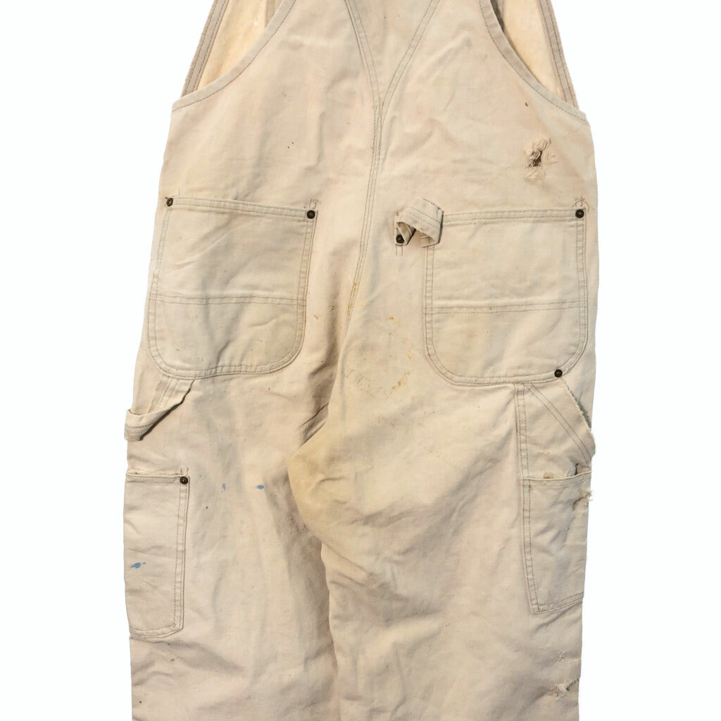 80s Carhartt Duck Double Knee Bib Overall Duck Overall