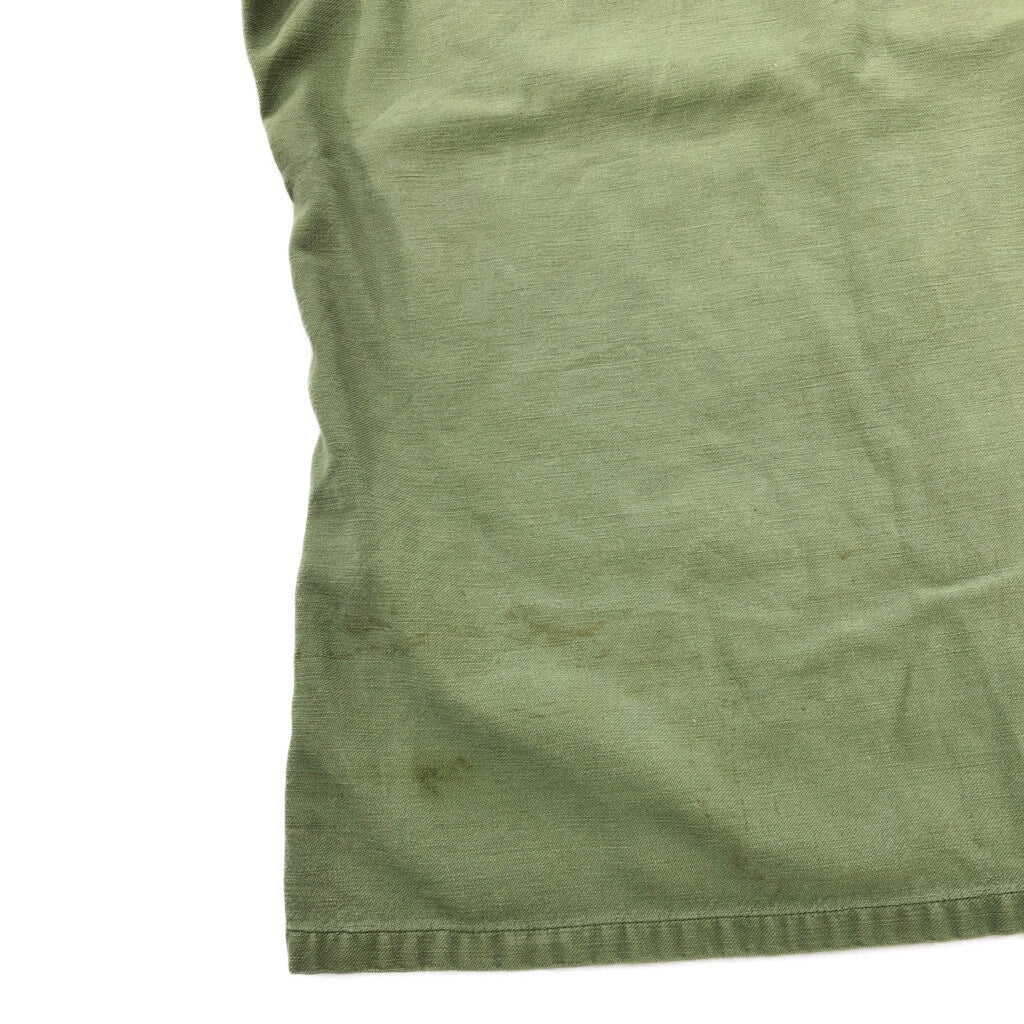 60s U.S. ARMY OG-107 Cotton Sateen Shirt Military Shirt