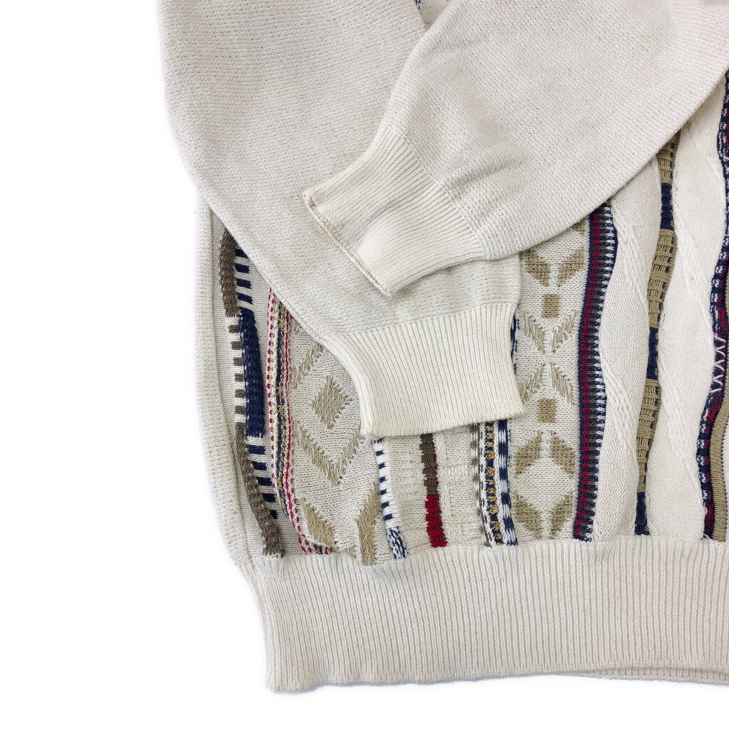 90s DARDANO 3D Knit Sweater