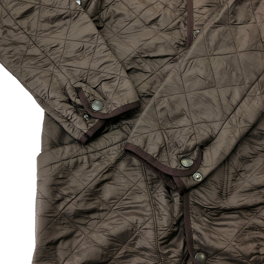 00s Barbour MICROFIBRE POLARQUILT LONG Nylon Jacket