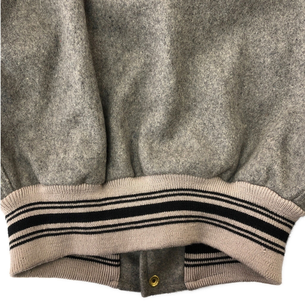 70s Fab Knit Varsity Stadium Jacket