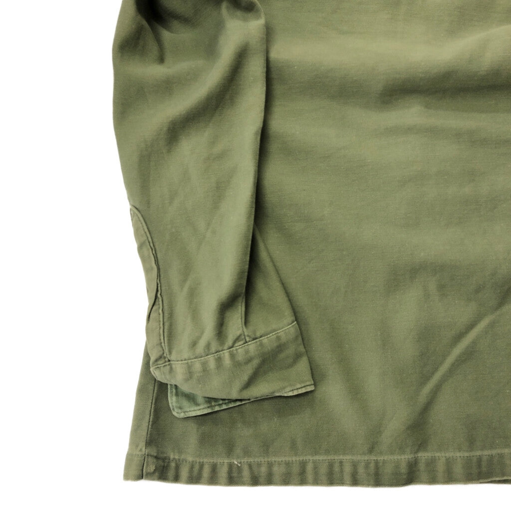 70s U.S.ARMY OG-107 Cotton Sateen Shirt Military Shirt