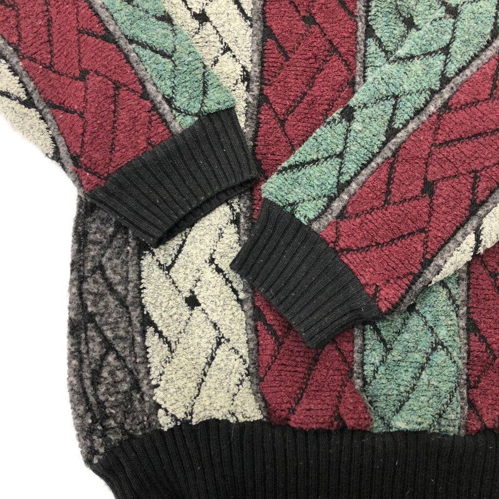 80s 3D Knit Sweater