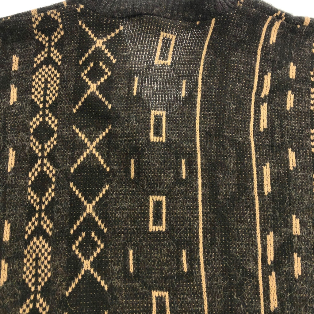 80s Sunday Angora V-Neck Sweater
