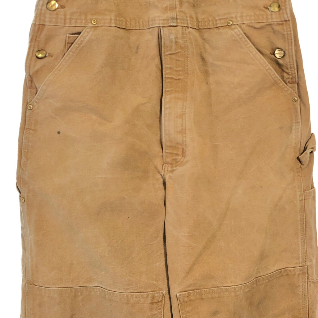 00s Carhartt Duck Double Knee Bib Overall Duck Overall