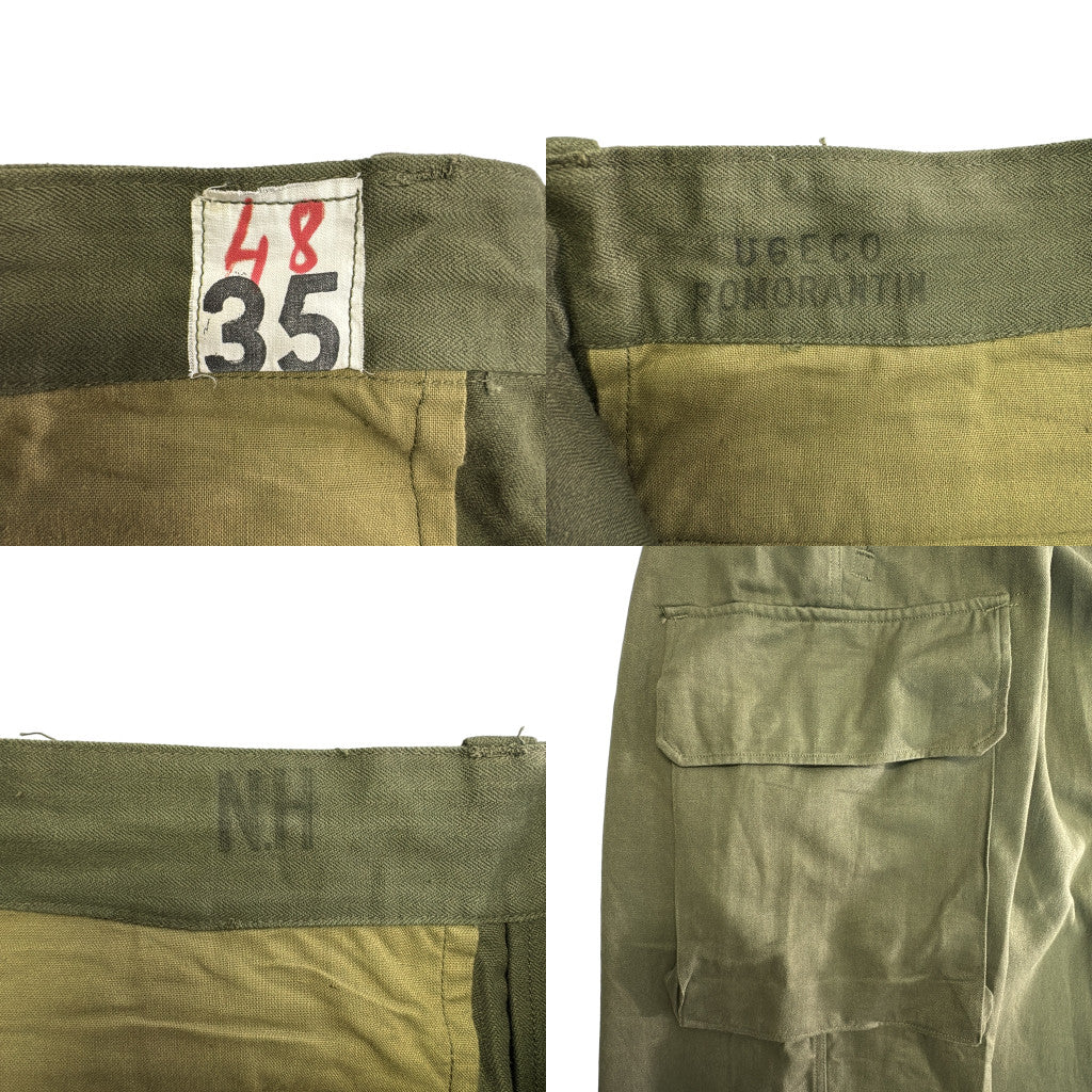 60s Euro Military M-47 Field Cargo Trousers Military Pants