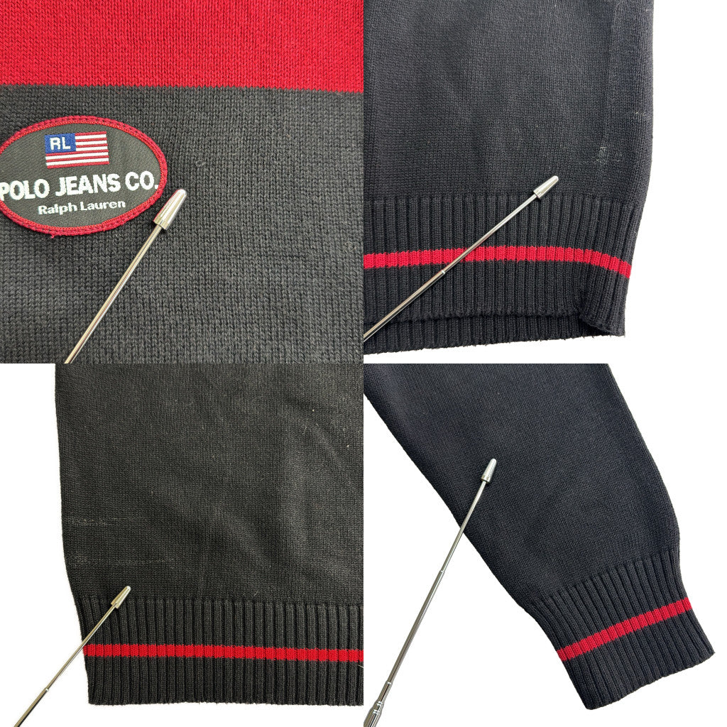 POLO JEANS Half Zip Cotton Sweater Half Zip Sweater