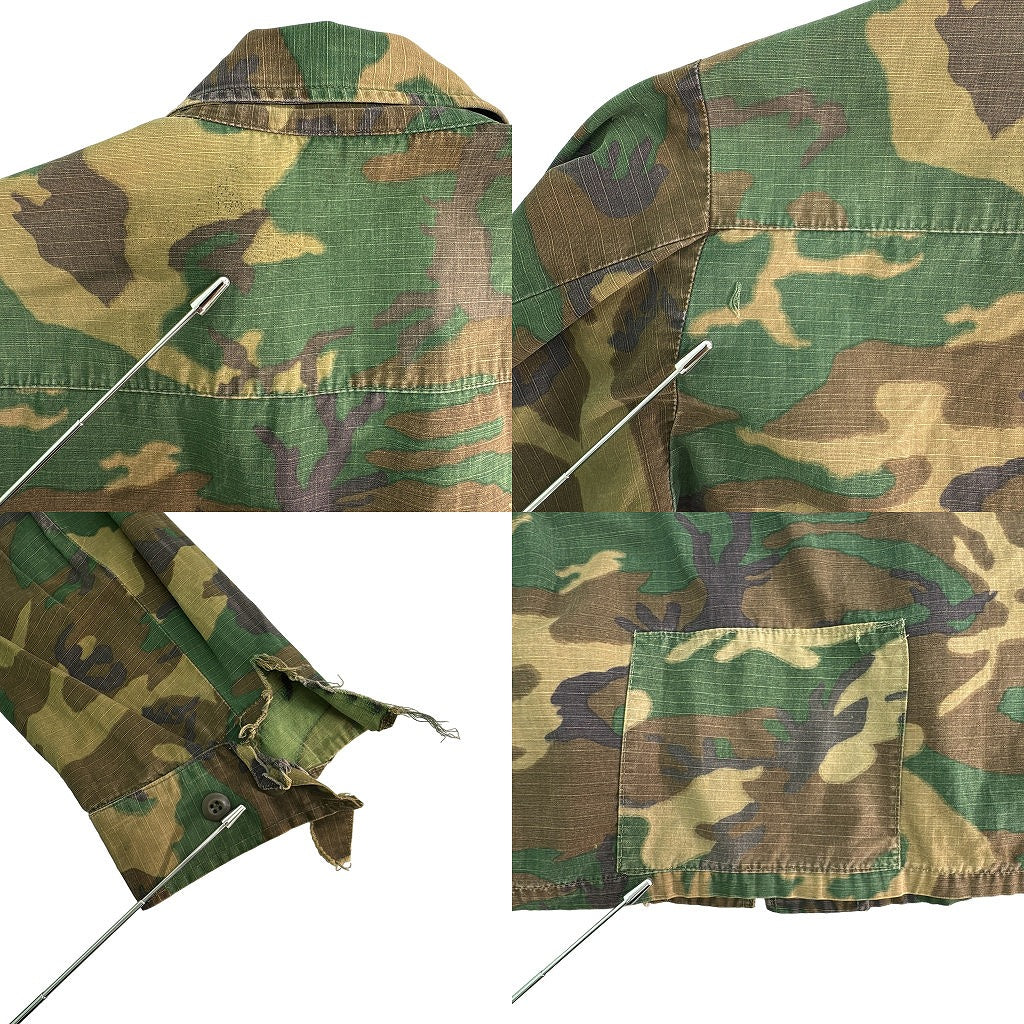 60s U.S. ARMY Jungle Fatigue Jacket Military Jacket