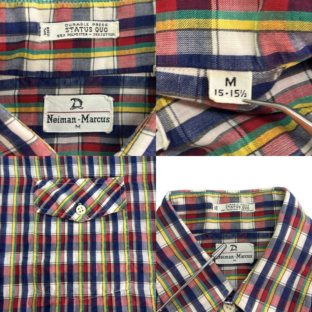 90s Neiman Marcus Check Shirt