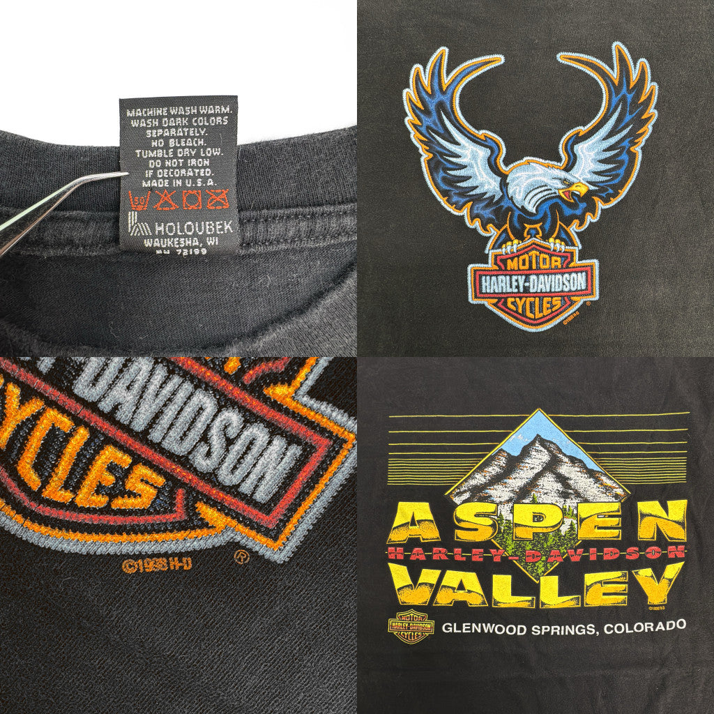 90s HARLEY DAVIDSON Motorcycle T-Shirt
