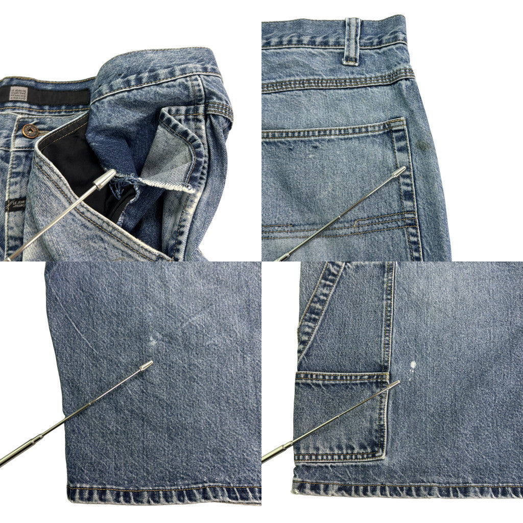 MARITHE + FRANCOIS GIRBAUD Denim Painter Denim Shorts