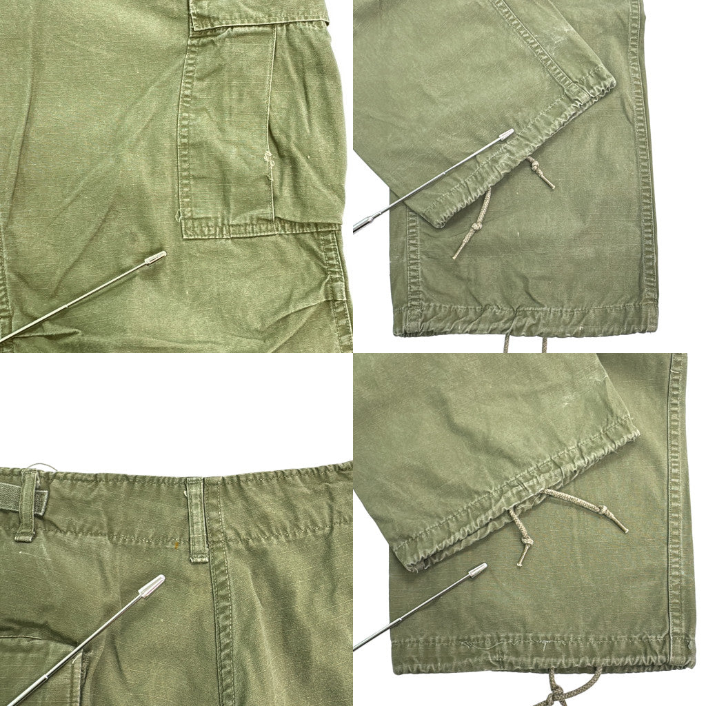 60s U.S. ARMY Jungle Fatigue Trousers Cargo Pants