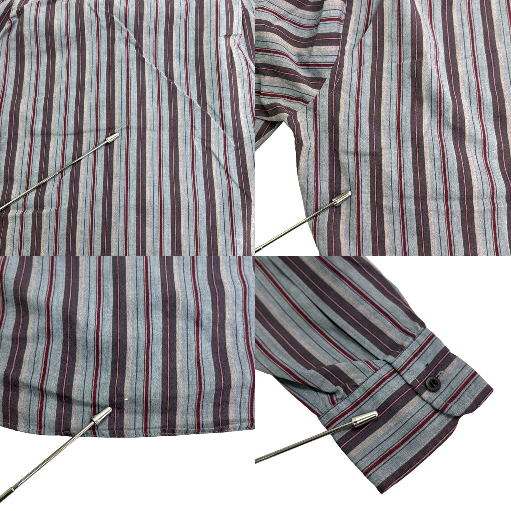 80s YVES SAINT LAURENT Stripe Shirt