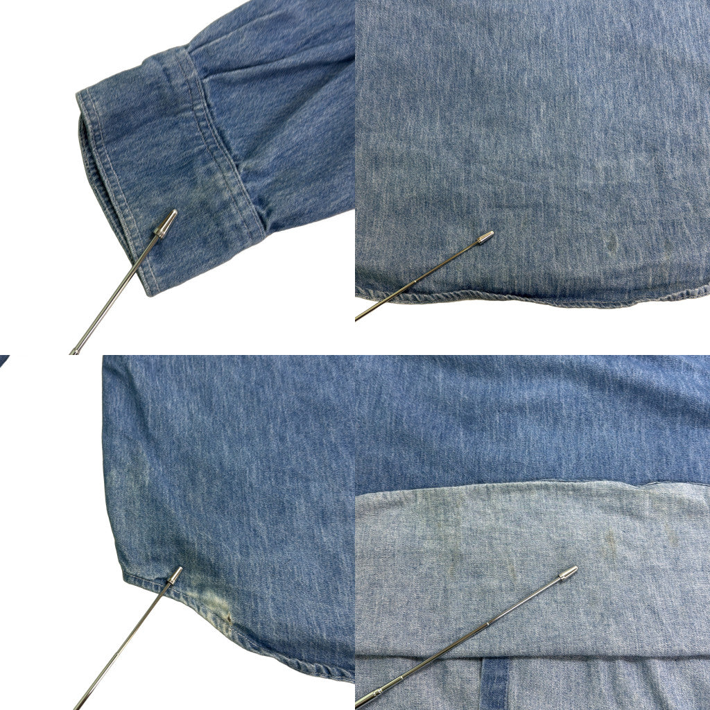 90s Marlboro Denim Chambray Shirt