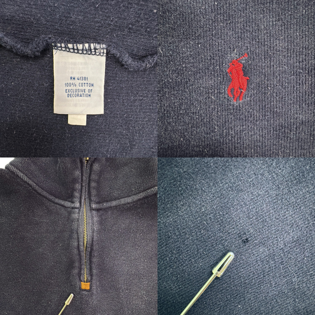 Polo by Ralph Lauren Half Zip Cotton Sweater Half Zip Sweater