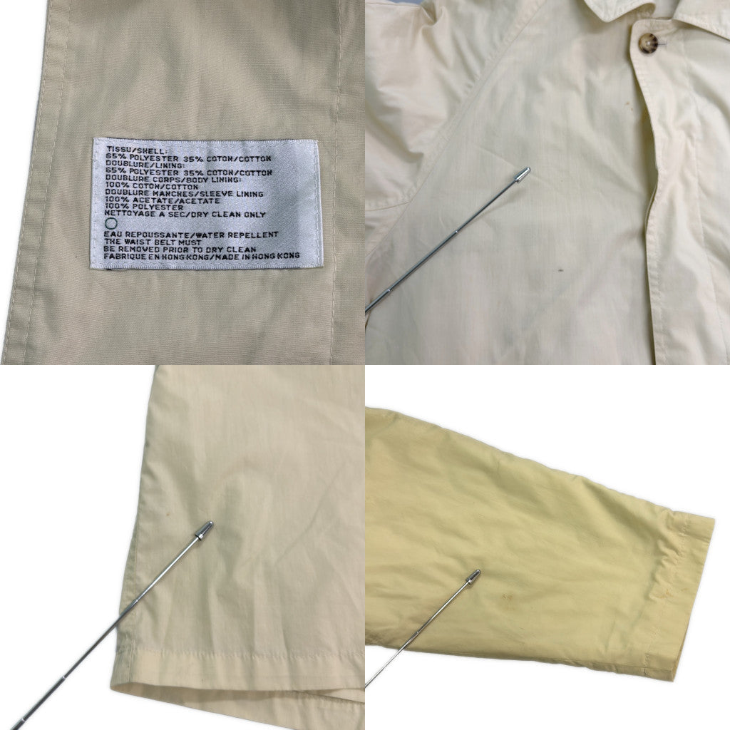 YVES SAINT LAURENT Balmacaan Soutien Collar Coat