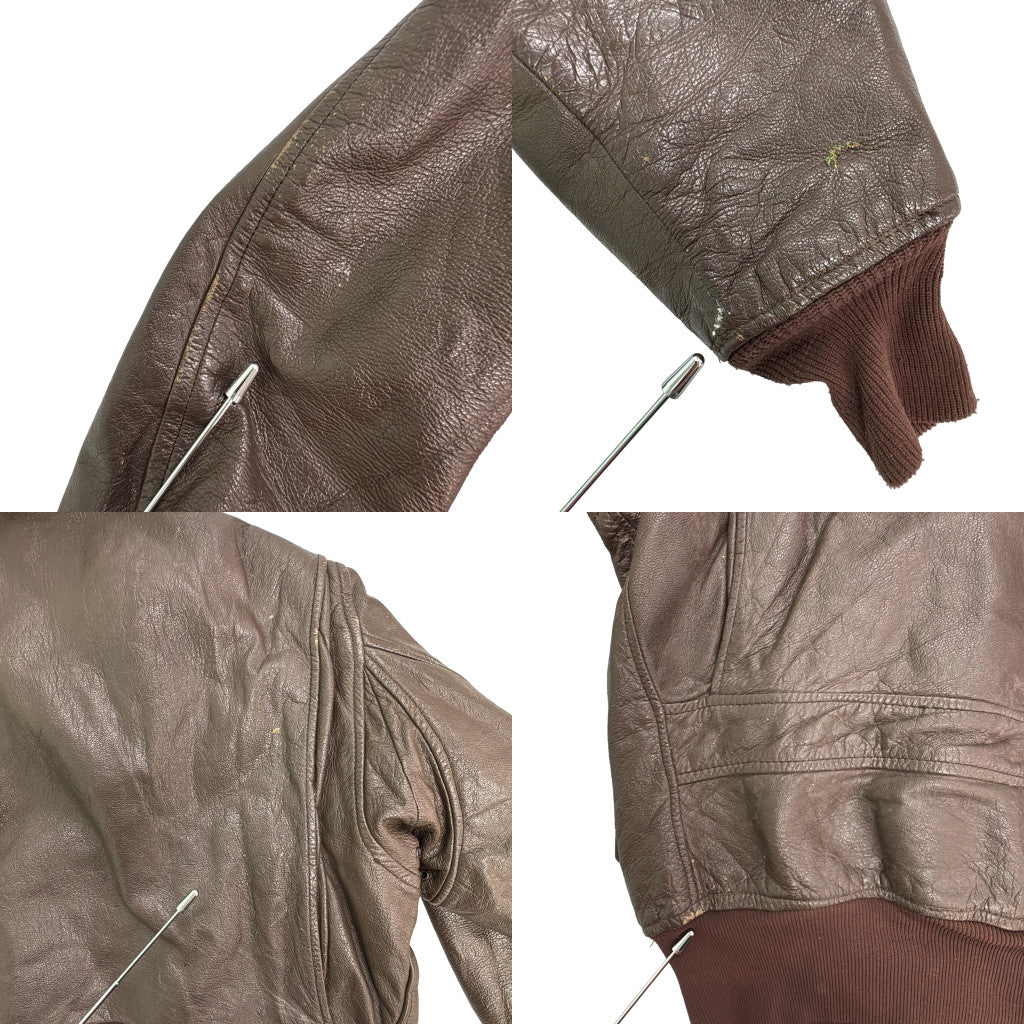 60s U.S. NAVY G-1 Flight Jacket Military Jacket