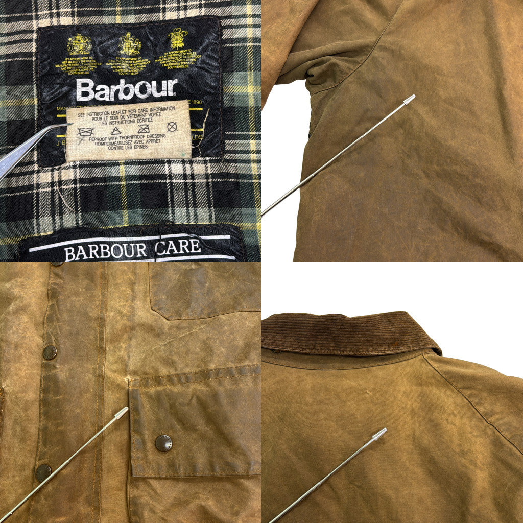 80s Barbour SOLWAY ZIPPER Oiled Jacket