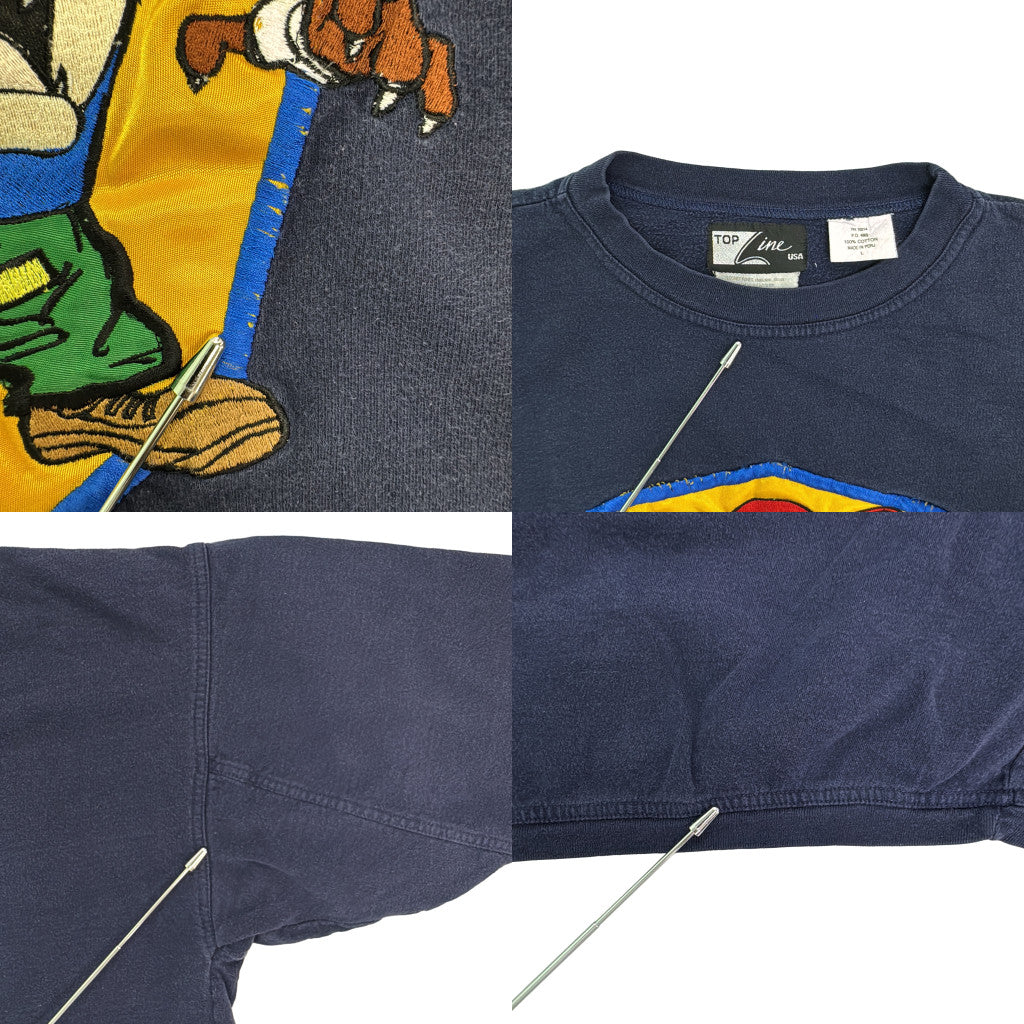 90s TOP LINE USA Character Sweat